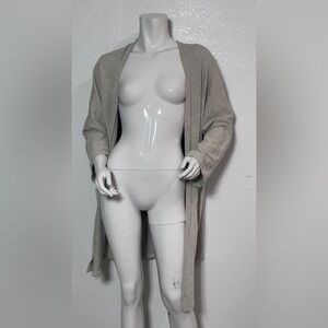 DONNI Gray Cozy Robe Intimates Sleepwear